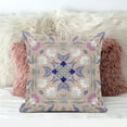 thumbnail image 3 of Amrita Sen Venetian Flower Paisley Duo Throw Pillow in Beige Gray 20x20, 3 of 5