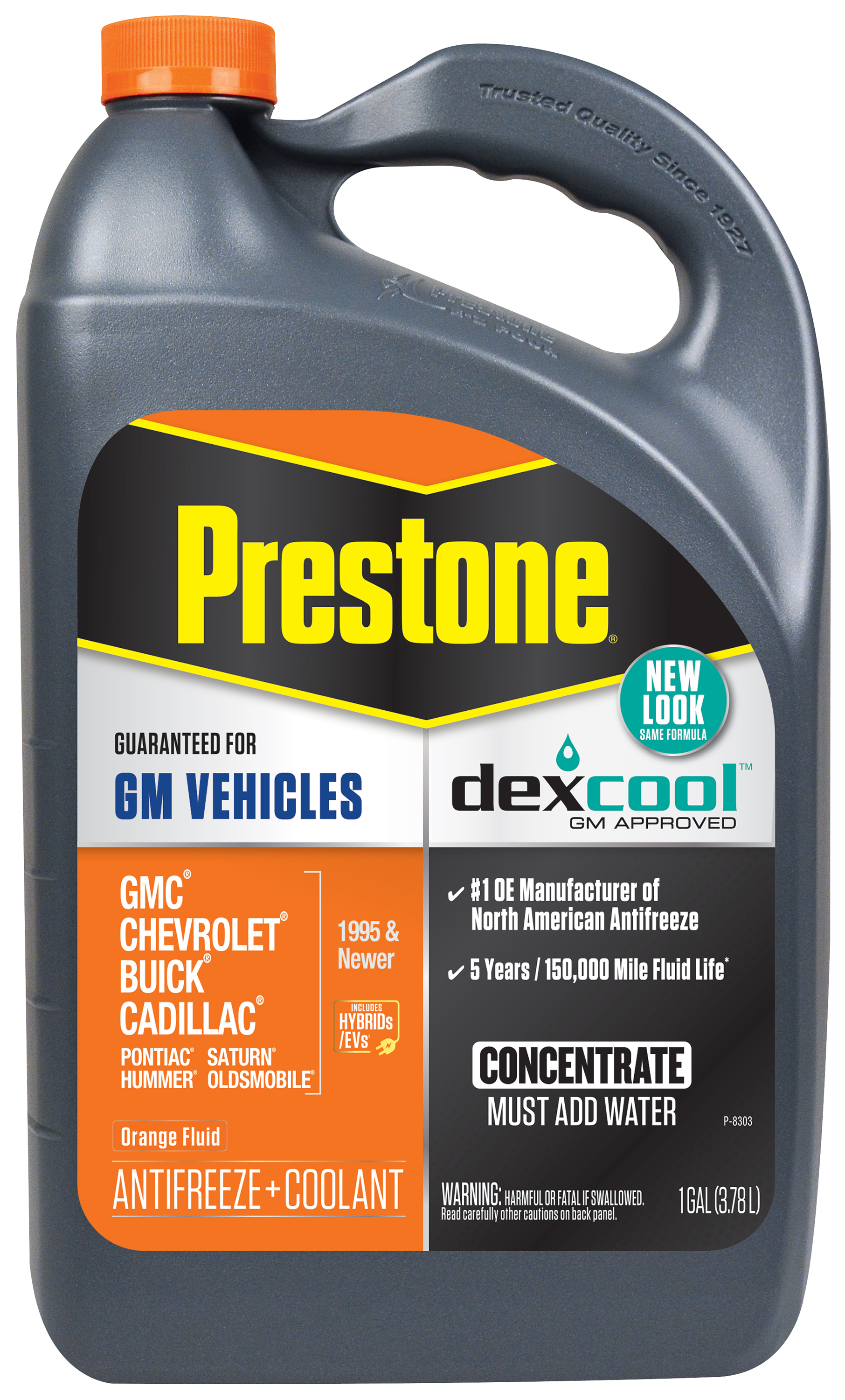 Prestone Dex-Cool Anitfreeze/Coolant Concentrate, 1gal