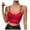 Wine, variant on Lindreshi Tank Tops for Women Crop Top Womens Lace Perspective Sexy Sleeveless Tops Tank Tops Slim Sling Shapewear Tops