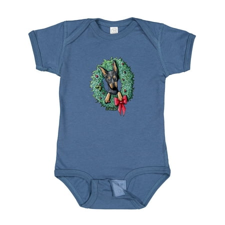 

Inktastic KiniArt Min Pin Christmas Gift Baby Boy or Baby Girl Bodysuit