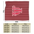 thumbnail image 3 of University Of Tampa Ultra-Soft Micro Fleece Blanket Multi-Size Flannel Blanket, 3 of 7