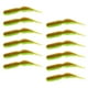 thumbnail image 4 of Worms de pesca señuelos Crankbait Equipo de pesca señuelos swinging portátiles señuelos de pesca para salmón de agua salada Lago al aire libre verde 12x 63 mm1.5g, 4 of 8