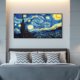 thumbnail image 3 of DIY pintura al óleo por números Van Gogh cielo estrellado acrílico dibujo Kit regalo para decoración Likrtyny decoración de arte, 3 of 9