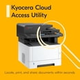 thumbnail image 3 of Impresora láser multifunción monocromática inalámbrica KYOCERA ECOSYS MA4000wfx (impresión, copia, escaneo y fax), hasta 42 ppm, procesador de documentos de doble escaneo y utilidades gratuitas de OCR, 3 of 5