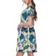 thumbnail image 2 of Easygdp Game All Day para Vestido Transpirable de Mujer, Vestido Suelto de Manga Corta con Pliegues y Bolsillos para el Verano, 2 of 6