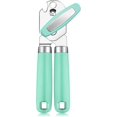 thumbnail image 1 of HUGFEGWE Can Opener Manual Handheld Strong Manual Can Opener Smooth Edge Cut, Can Opener Heavy Duty, Comfortable Soft Handle, Built-in Bottle Opener (Mint Green) AZ824-28555, 1 of 6
