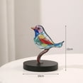 thumbnail image 4 of Colorful Wooden Bird Decorations for Home - Elegant Garden & Indoor Hanging Pendants, Flower Pot Balcony Decor, Easy to Install Bird Group Ornaments, Unique Textured Wooden Wall Art Decorations, 4 of 7