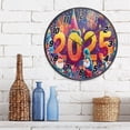 thumbnail image 6 of Wall Clock Battery Operated Non-Ticking Silent for Living Room Bedroom Kitchen Office Decor Dwarfs Celebrate 2025 New Year 9.5", 6 of 10