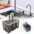 thumbnail image 1 of Boovnll Panier de Rangement Multifonctionnel pour Lave-Vaisselle, Accessoires de Rangement pour Couteaux et Fourchettes, Rangement et Organisation, 1 of 8