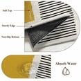 thumbnail image 6 of Area Rug for Living Room, Yellow Non-Slip Indoor Large Carpet for Bedroom/Dining Room, Modern Painting Farmhouse Striped Abstract Art Washable Low-Profile Rectangle Floor Runner Rugs - 6 x 9 Ft, 6 of 8