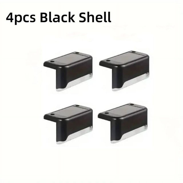 Luces solares LED para exteriores, luces impermeables para cubierta de valla, para patio exterior, balcón, jardín, escalera, luz de paso con energía Solar, 1 / 4 Uds.