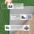 thumbnail image 6 of JAATOP Doormat Indoor 20"x 32", Dirt Trapper Entryway Rugs, Washable Welcome Mat for Inside, Entryway Rug Floor Mats Machine Washable,Green, 6 of 9