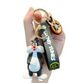 thumbnail image 6 of Looney Tunes Cartoon Keychain - Sylvester | Soft Rubber & Metal | Cute Keychain Accessories, 6 of 7