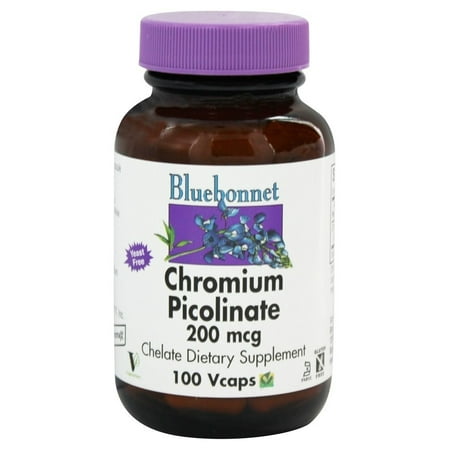 Bluebonnet Chromium Picolinate 200 Mcg, 100 Ct