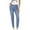 Light Blue, variant on Plus Size Jeans for Women 4X-5X Women's Plus Size Relaxed Fit Elastic Waist Denim Pants with Hems 2024 Jeans for Women