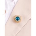 thumbnail image 4 of 1 Set Of Business Style Silver & Blue Windmill Shaped Tie Pin, With Gift Box, Suitable For Daily Wear By Men, 4 of 5
