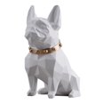 thumbnail image 4 of Escultura de Arte Estatua Diseño Simple Estatuil de Francés Decoración Animal Geométrica para Regalos para El Hogar Recuerdos Caja de grande Baoblaze estatuilla de bulldog francés, 4 of 8