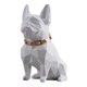thumbnail image 4 of Escultura de Arte Estatua Diseño Simple Estatuil de Francés Decoración Animal Geométrica para Regalos para El Hogar Recuerdos Caja de grande Baoblaze estatuilla de bulldog francés, 4 of 8