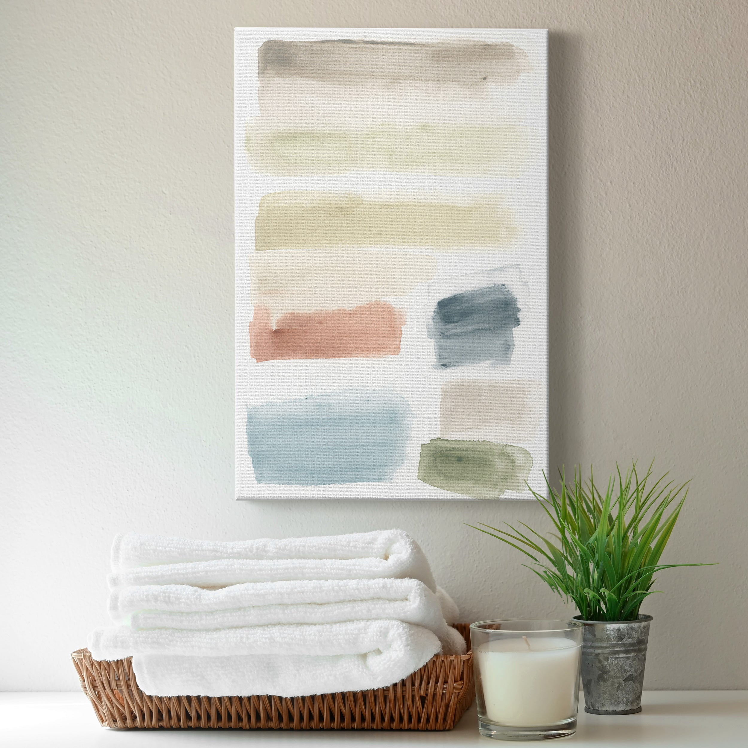 Watercolor Swatches II Premium Gallery Wrapped Canvas - Ready to Hang