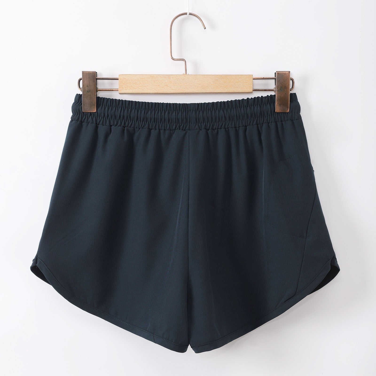 Short Taille Haute Séchage Rapide Avec Poches Zippées Short De