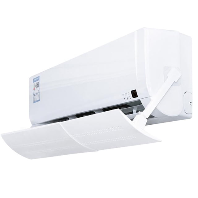 Aire Acondicionado Parabrisas Anti Soplado Directo Enfriador De Aire Deflector De Aire Ajustable Hogar Aire Acondicionado Deflector Agujeros Huecos Cubierta De Guía De Aire Cateissary HA023881-00