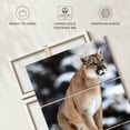 thumbnail image 6 of Elephant Stock Winter Forest Cougar Wall Art - Vertical Multi Panel Canvas - Living Room Wall Decor - Animal Multi Panel - Blue And Gray Decor - 36" x 57", 6 of 8
