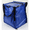 Blue, variant on DURASACK® Home and Yard Tote with Zipper Top, Heavy Duty, 16"L x 16"W x 20"H, Gray