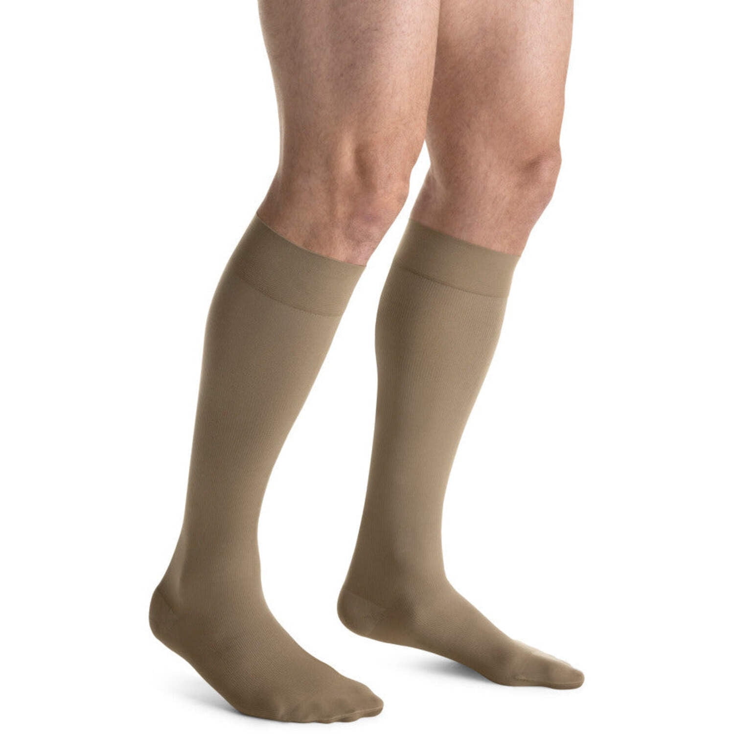 JOBST FOR MEN KNEE 15-20 CLOSED TOE BLACK LG