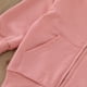 thumbnail image 4 of Gibobby Chamarra de invierno para niños y niñasNiñas Niños Con Capucha Otoño Sudadera Manga Larga Color Sólido Abrigo Ropa De Otoño(Rosa, 6-12 Meses), 4 of 5