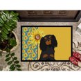 thumbnail image 3 of Summer Sunflowers Black and Tan Cavalier Spaniel Indoor or Outdoor Mat 18x27 27 in x 18 in, 3 of 5