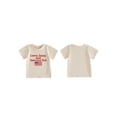 thumbnail image 2 of BemeyourBBs Love Jusus Love America Too Shirt for Kids Toddler Baby Boy Girl 4th of July T-shirt Outfit Short Sleeve Funny Letters American Flag Print Summer Shirt Tops Baby Christening Clothes, 2 of 9