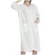 thumbnail image 2 of Batas Batas Para Mujer Albornoz Suave Hasta La Rodilla Ropa De Estar En Casa Albornoz Largo Bata De Noche Pijamas De Mujer, 2 of 4