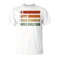 thumbnail image 2 of SR So Happy I Have Three Girls Sarcastic Dad Of Three Girls T-Shirt, 2 of 6