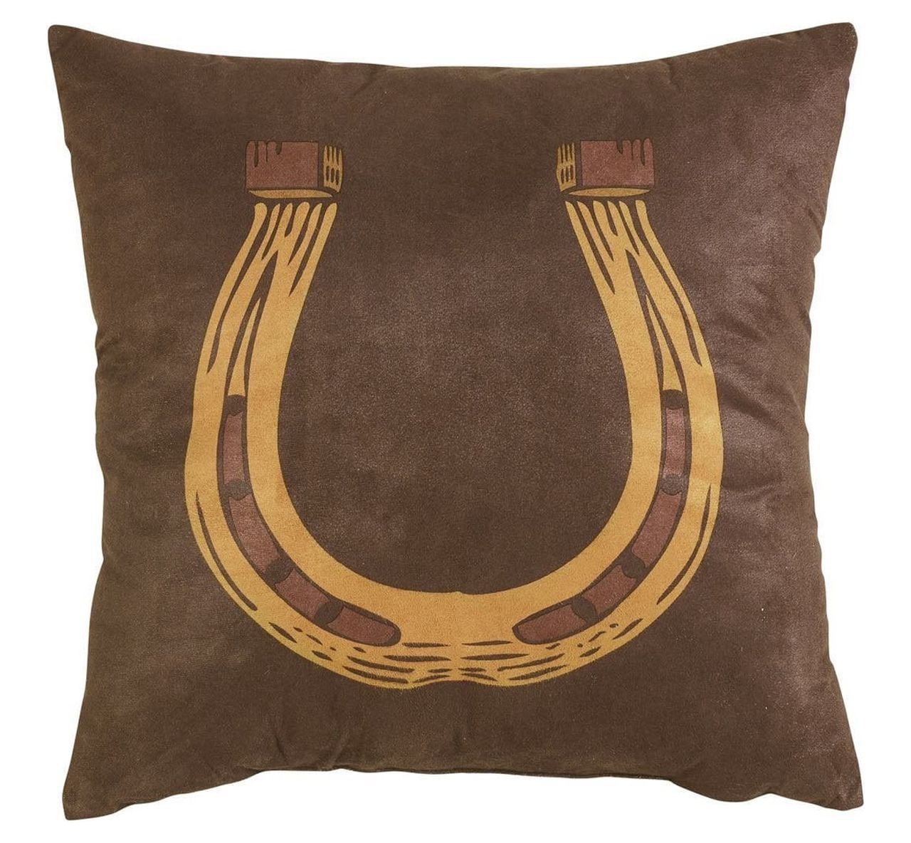 Chezmoi Collection Sedona 7-Piece Southwestern Wild Horses Microsuede Comforter Set, Queen, Russet Brown