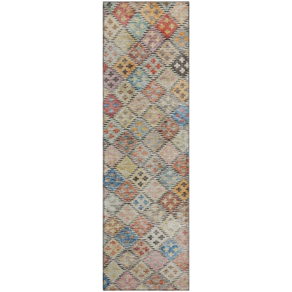 Dalyn Rugs Premium Machine Washable Mayfield AMF1081 Paprika 2'3" x 7'6" Runner Rug