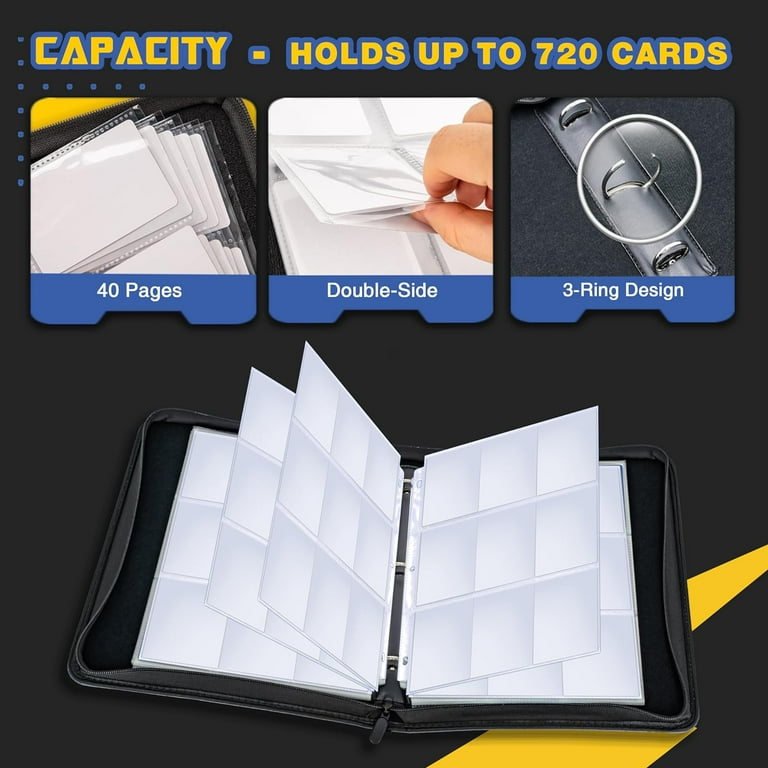 mtg card holder book Amazon.com: MTG Card Binder - TCG Trading Card Holder Compatible with Magic  The Gathering Cards