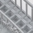 thumbnail image 3 of Portaescobillas de plástico Sunnimix Soporte de esponja para fregadero de cocina Gris, 3 of 8