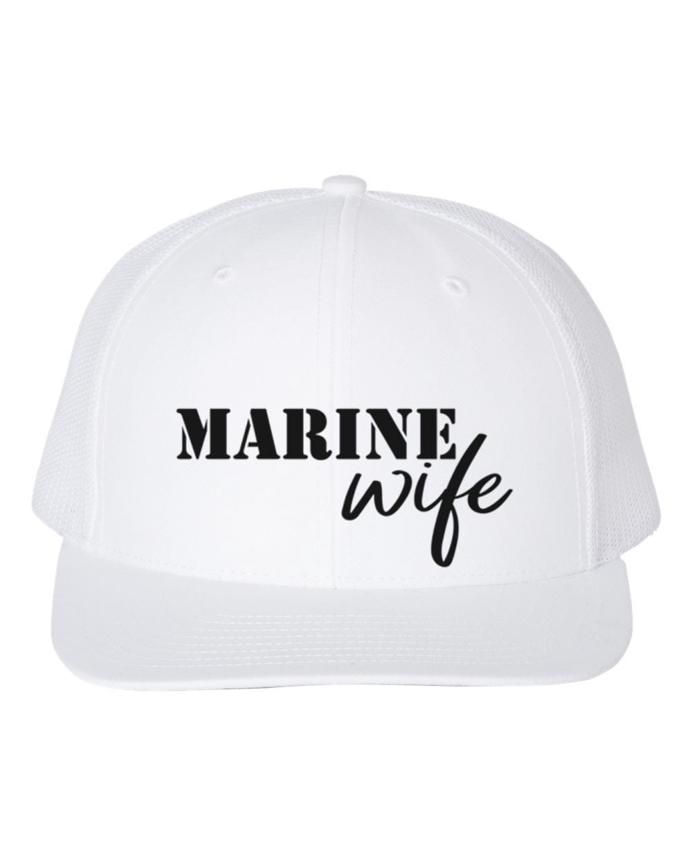 Marine Hat, Marine Wife, Trucker Hat 