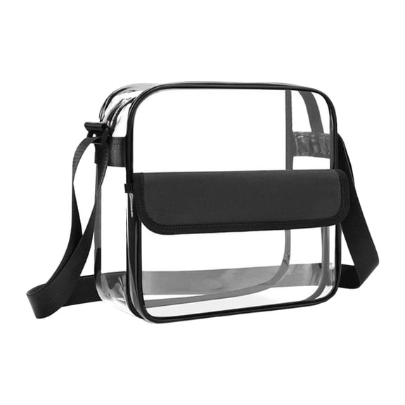 Clear Purse Crossbody Bag - PGA Stadium Approved, Transparent Handbag, Heavy - Duty , Adjustable Strap, Large Pocket