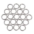 thumbnail image 3 of 20 Pcs Zinc Alloy Open Jump Rings Split Key Ring Polished Plated Spring Rings Jewelry Making Findings 4.0x28MM (Silver), 3 of 8