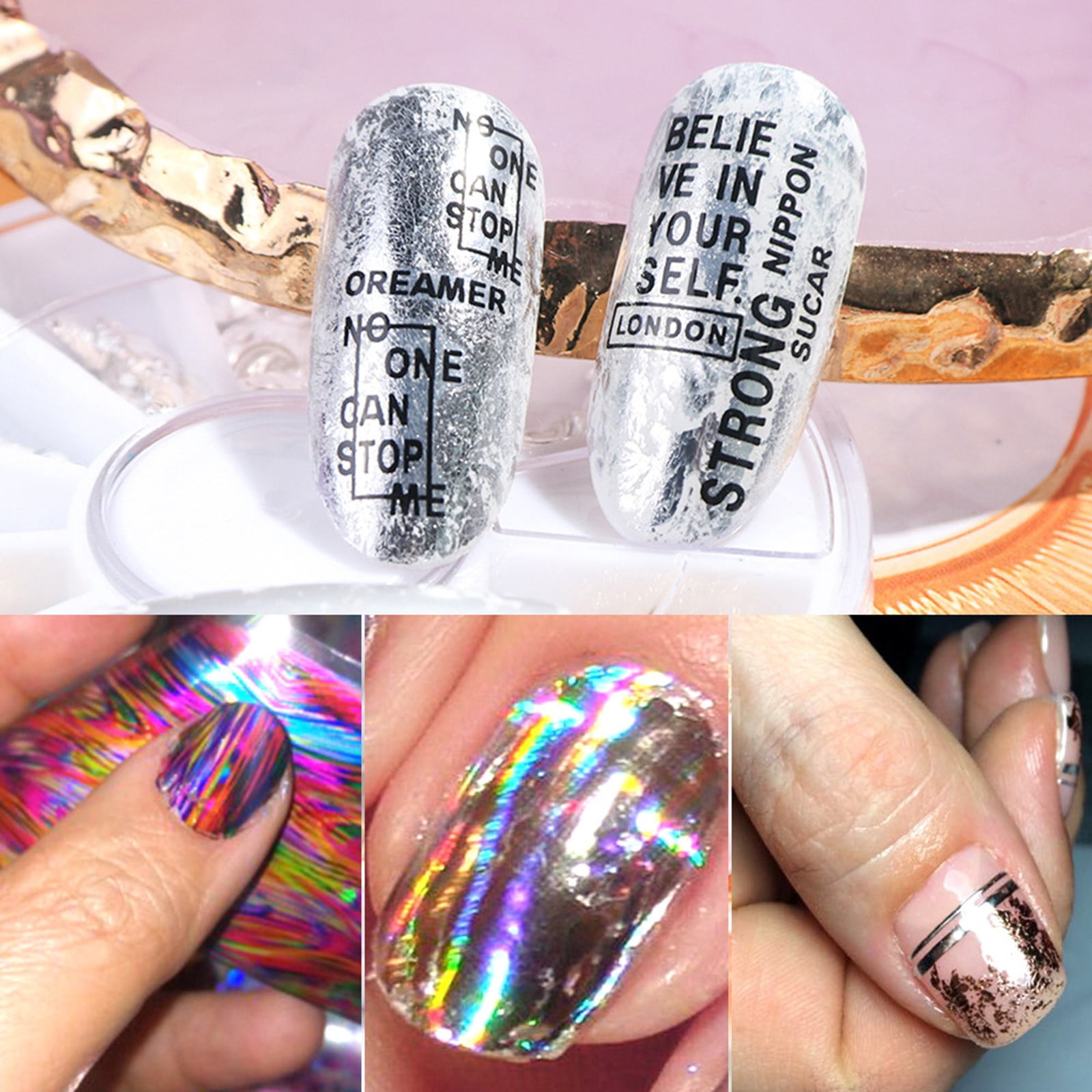 Small Nail File Shiny Nail Buffer Nail Remover Bowl Back Nail File 100/180 Grit Nail Salon 4 Way Nail Buffer Stick Practice Nail Tips Glass Nail File Nail Acrylic Brushes 6 Pro Nail