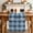 Blue, variant on Red Plaid Table Runner 48 Inches Long Farmhouse Dress Scarves, Modern Art Checkered Farmhouse Dining Tablerunner for Coffee Table/Kitchen Island/Party Décor, 13" x 48"