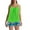 Green, variant on Alkepwun Tankini Bathing Suits for Women Blouson Tankini Set Two Piece Swimsuit Tummy Control Tie Knot Swim Tank Top with Boy Shorts