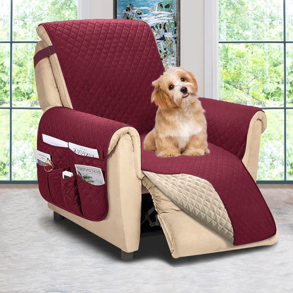 ASHLEYRIVER Reversible Recliner Chair Cover Sofa Covers for Dogs Sofa