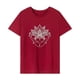 thumbnail image 1 of Camiseta para mujer con cuello redondo y camiseta básica para el trabajo, regalo del día de San Valentín S, 1 of 7
