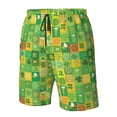 thumbnail image 4 of Balery St. Patrick's day Traje de Baño Estilo Hawaiano para Hombre, Shorts de Secado Rápido con Bolsillos-XX-Large, 4 of 6