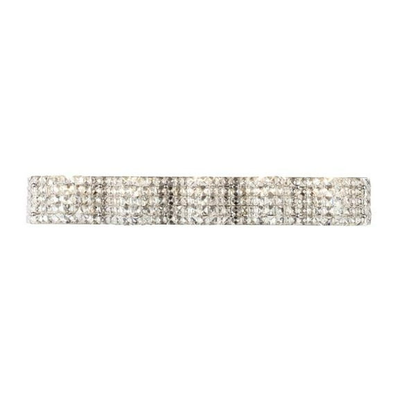 Living District Ollie Industrial Mid-Century Modern 5 Light Chrome Wall Sconce