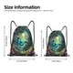 thumbnail image 2 of Fotbe Enchanted Forest Butterfly A Bolsa Mochila con Cordón Estampada, Bolsa de Gimnasio Deportiva, Bolsa Cinch, Bolsa con Cordón para Hombres y Mujeres-Small, 2 of 6
