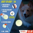 thumbnail image 6 of Nerf Dog AirStrike Glow Ball Launcher with TPR Glow Ball, 23 inch, 6 of 13