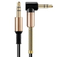 thumbnail image 2 of Xinyolin 3.5mm Male Straight to Elbow Audio Adapter Cable Cord for Phone MP3 Car Speaker, 2 of 5